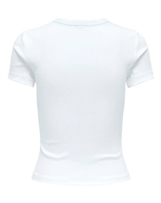 Only - ONLVal Life T-Shirt - Bright White